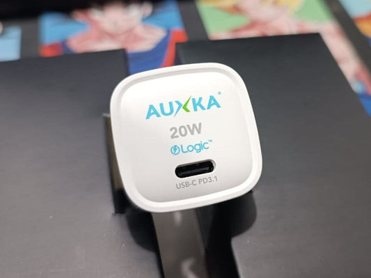 The Best 20W Charger for Samsung and iPhone: AUXKA NanoCube 20W GaN Pro Wall Charger